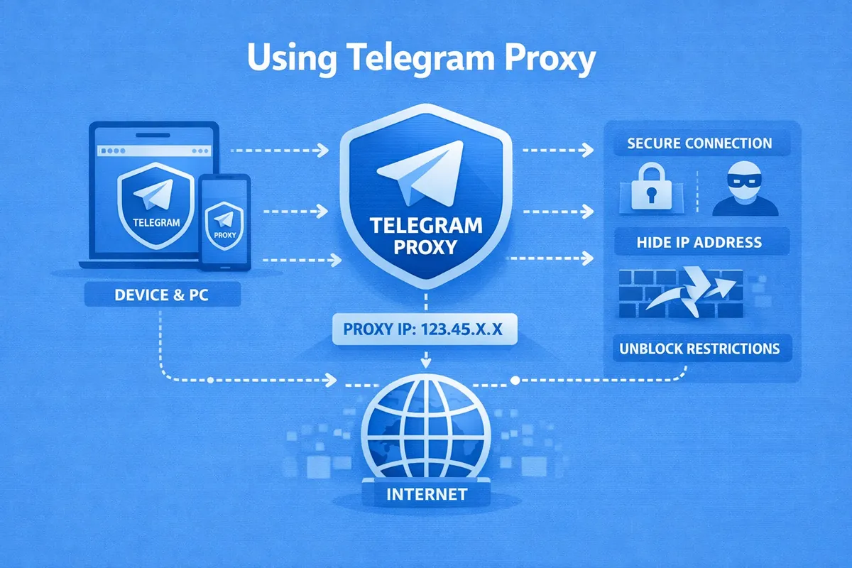Telegram proxy: how to set it up on your phone and desktop, which type to choose, and why your connection may be slow