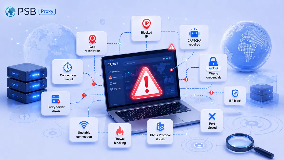 Why proxies don't work: 10 common causes of connection errors